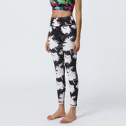 Women’s High-Waist Floral Printed Yoga Leggings
