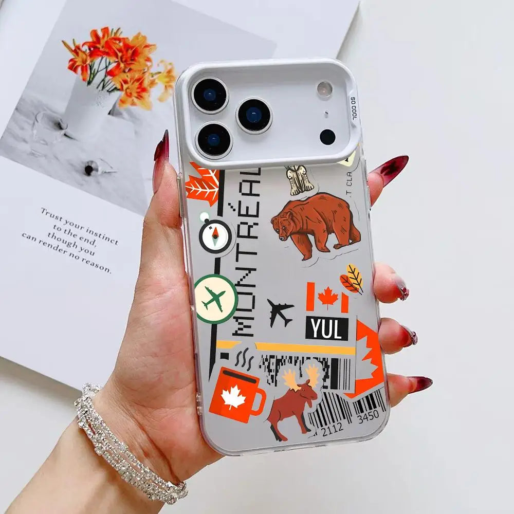 Canadian Flight Ticket Phone Case | OWNLUXE
