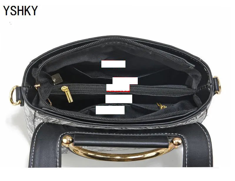 Luxury Designer Tote Bag - Bow Detail Shoulder Handbag