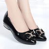 Leather Black Heels | OWNLUXE