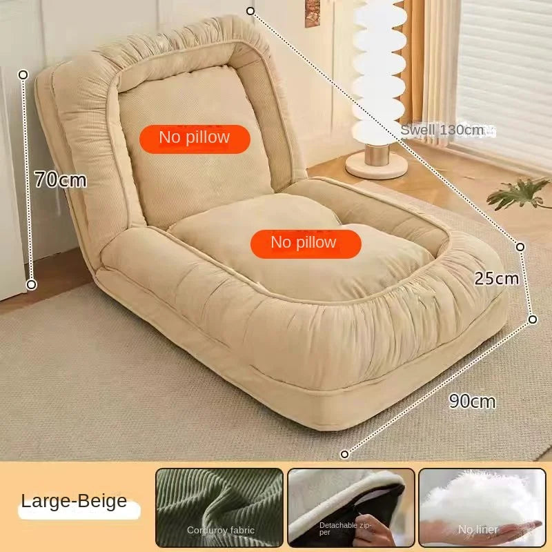 Modern U-Shaped Sofa – Compact Minimalist Living Room Comfort