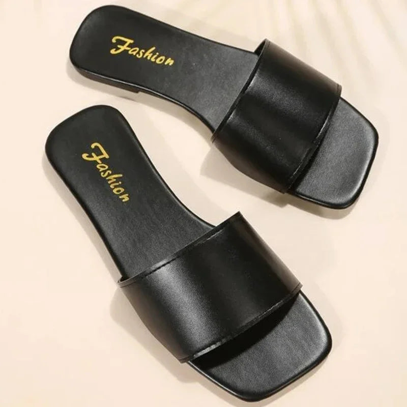 Women’s Platform Slide Slippers – Cushioned Outdoor Comfort