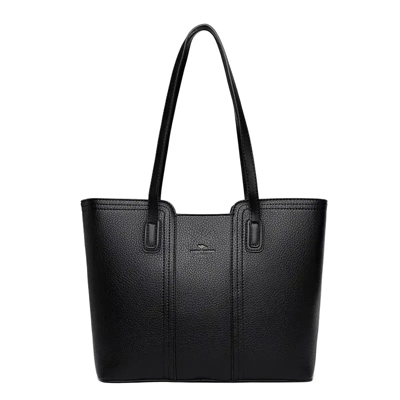 Stylish Patchwork Tote Bag - Soft Microfiber & Chic Sequins