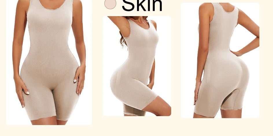 Firm Control Shaping Bodysuit – Wire‑Free, Cupless Shapewear