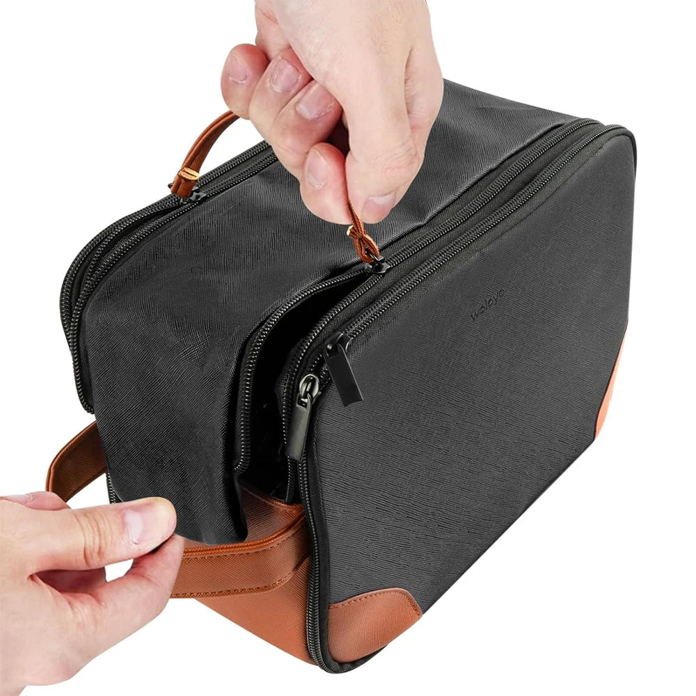 PU Leather Cosmetic Case – Multi‑Compartment Organizer