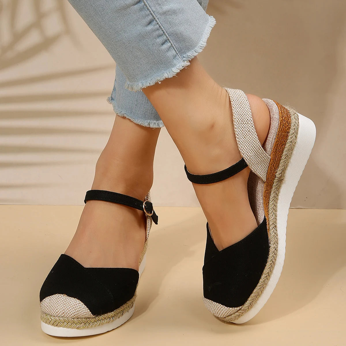 Women's Closed Toe Platform Wedge Sandals – Shop at OWNLUXE
