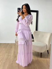 Maxi Long-Sleeve Robe | OWNLUXE