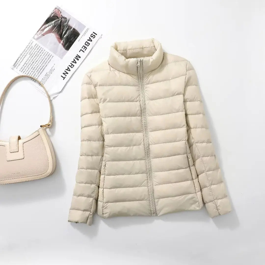 Women Spring Jacket Fashion Short Ultra Lightweight | OWNLUXE