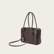 Large Capacity Soft Leather Tote Bag - Heart-Shaped Crossbody Handbag | OWNLUXE