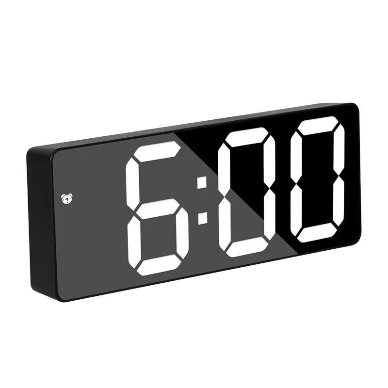 LED Digital Alarm Clock with Snooze, Time & Calendar