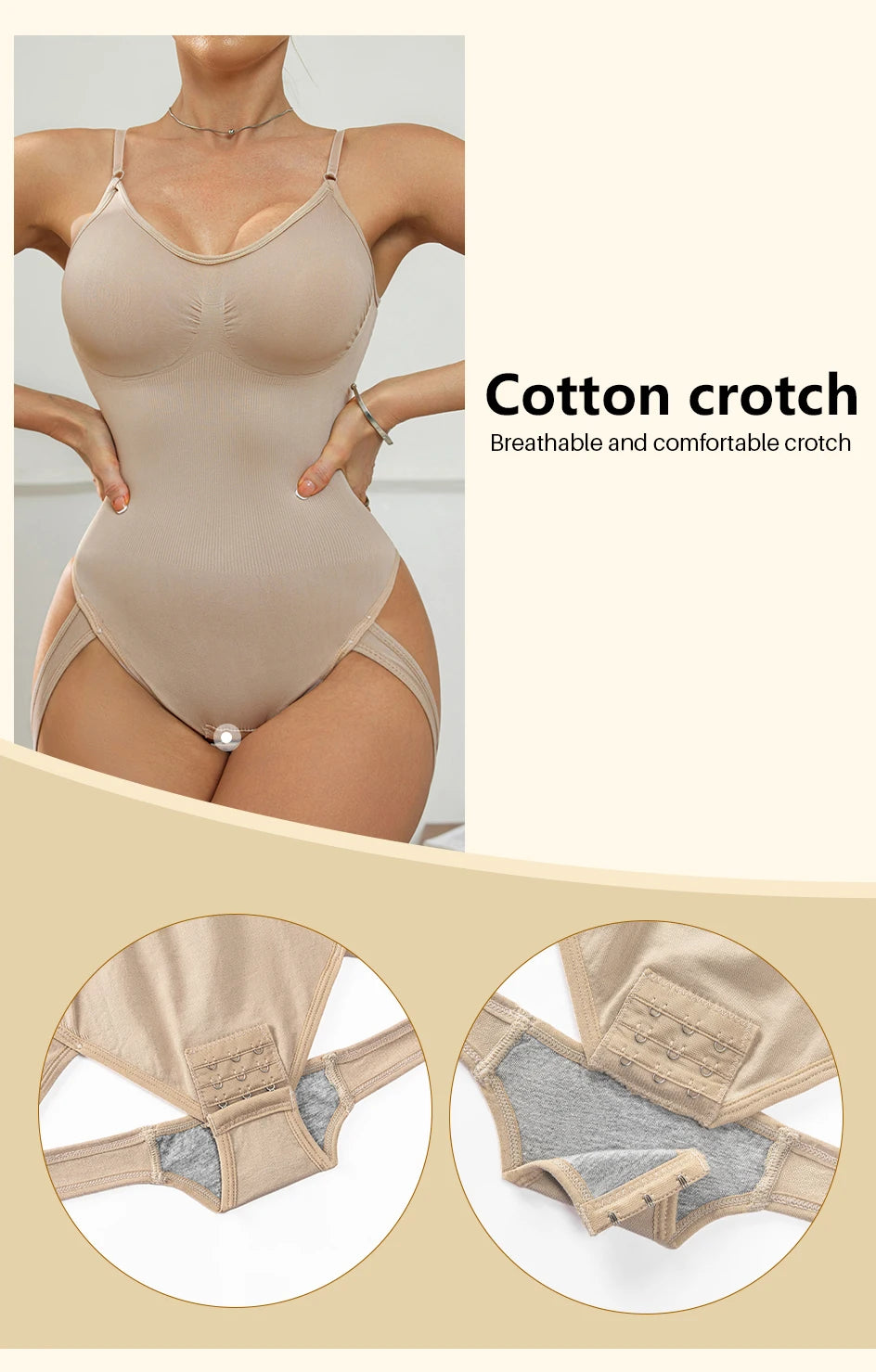 Seamless Butt Lifter Thong Bodysuit - Tummy Control Shapewear