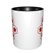 Maple Leaf Canada Canadian Is My Happy Place Mug Funny Ceramic Coffee Cups Tea Mugs Milk Cup Drinkware Gift for Friends