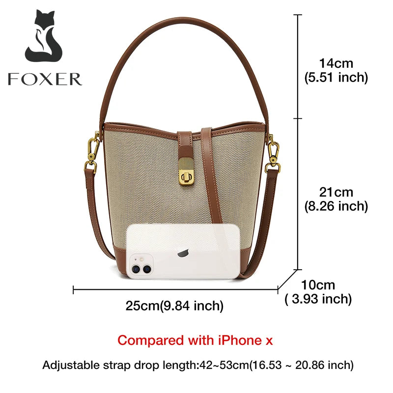 Leather Bucket Bag | OWNLUXE