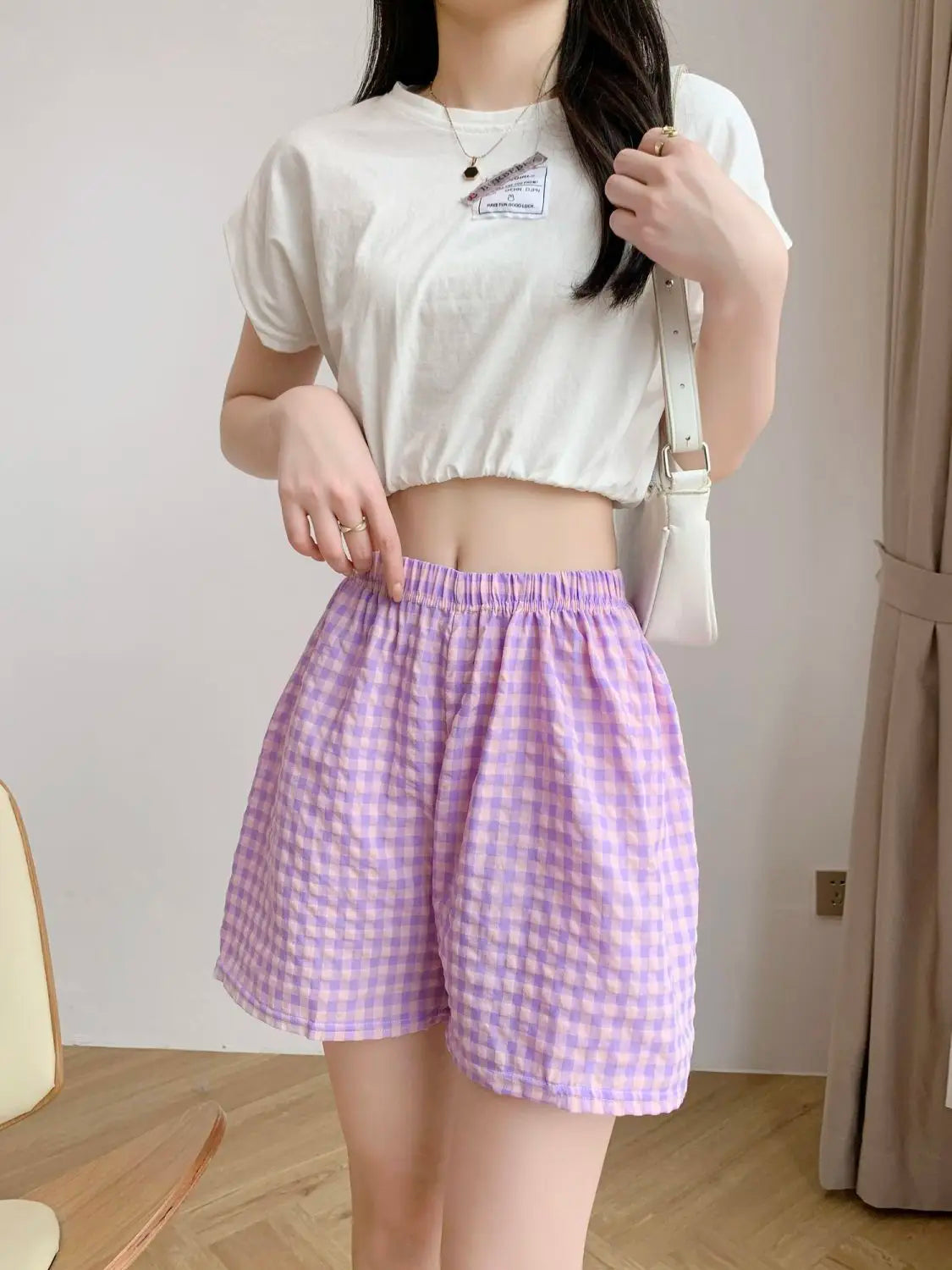 High-Waist Wide-Leg Sport Relaxed-Fit Shorts | OWNLUXE