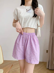 High-Waist Wide-Leg Sport Relaxed-Fit Shorts | OWNLUXE