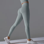 Load image into Gallery viewer, Women&#39;s High-Waisted Seamless Ankle-Length Booty Lifting Leggings
