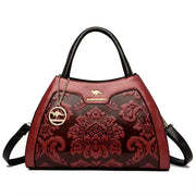 Animal Print Large Capacity Tote Bag - Soft Leather Crossbody | OWNLUXE