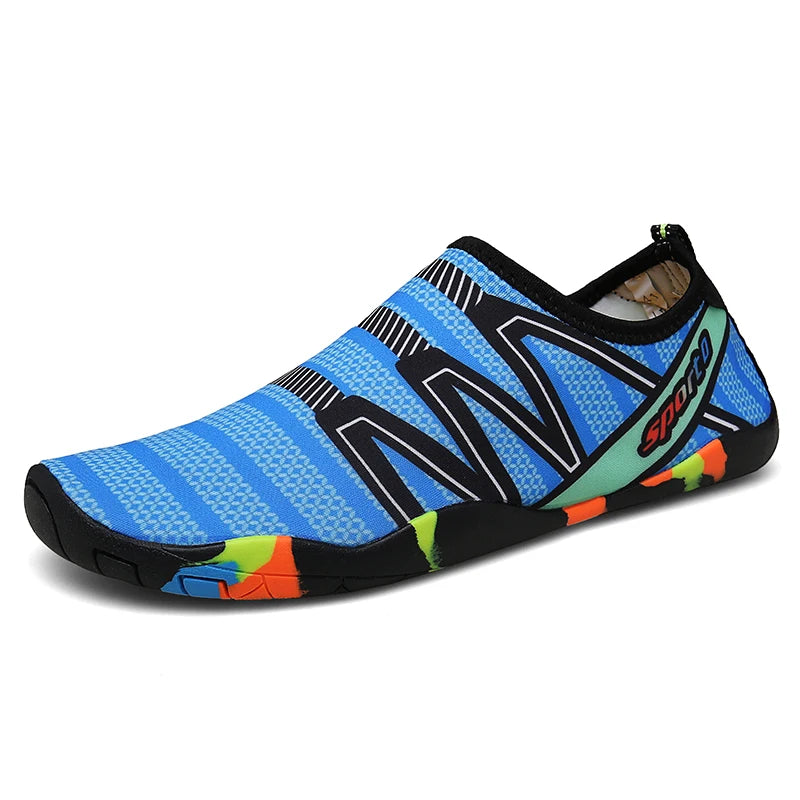Unisex Quick-Dry Barefoot Water Shoes (Dark Blue) | OWNLUXE