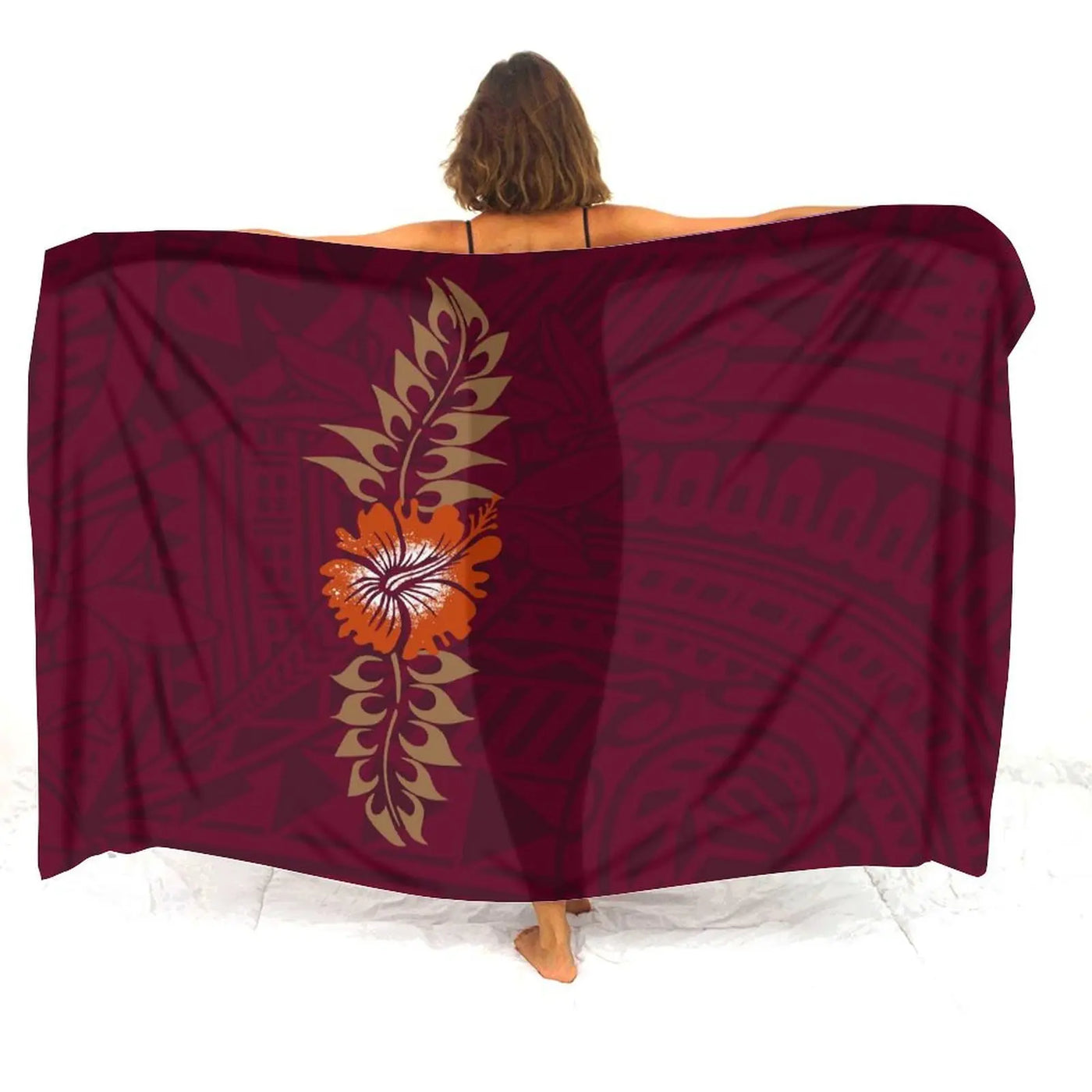 Vintage Printed Swim Cover-Up | OWNLUXE