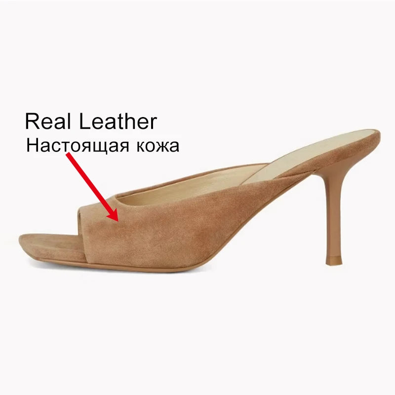 Women's Leather Open-Toe Sandals – Shop at OWNLUXE