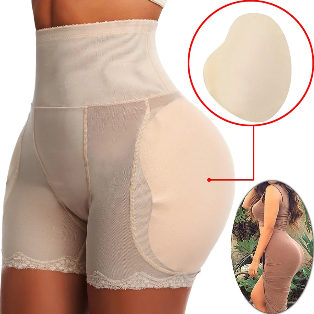 Padded Butt Lifter Shapewear Panties - Hip Enhancer Control Underwear