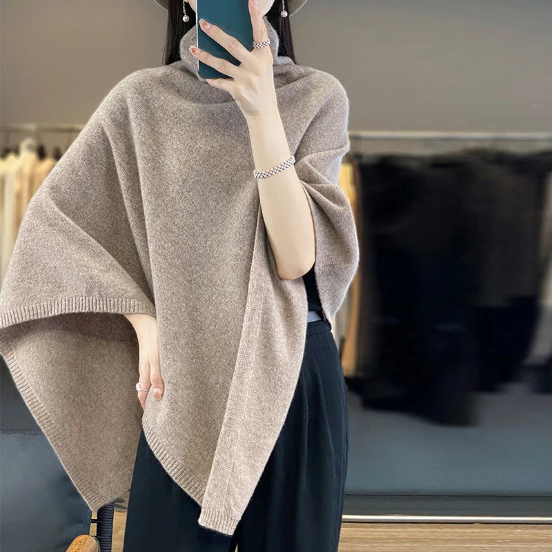 Turtleneck Cashmere Top | OWNLUXE