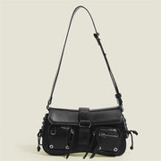 Leather Goth Punk Handbag | OWNLUXE