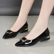 Black Patent Leather Slingback Pumps | OWNLUXE