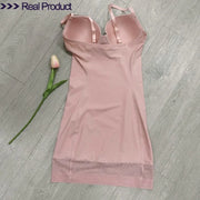 Slimming Shapewear Slip Dress Body Shaper with Cups