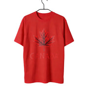 Canada Maple Leaf Print T-Shirt | Unisex Cotton Canadian Pride Tee | OWNLUXE