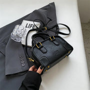 PU Leather Vintage Boston Bag | OWNLUXE