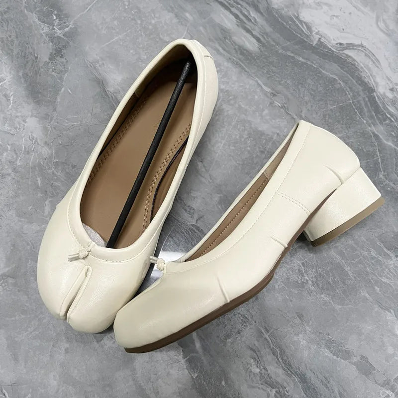Women's Leather Pumps (Wine Red Bow) – Shop at OWNLUXE
