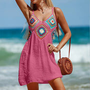 V-Neck Crochet Knitted Bikini | OWNLUXE