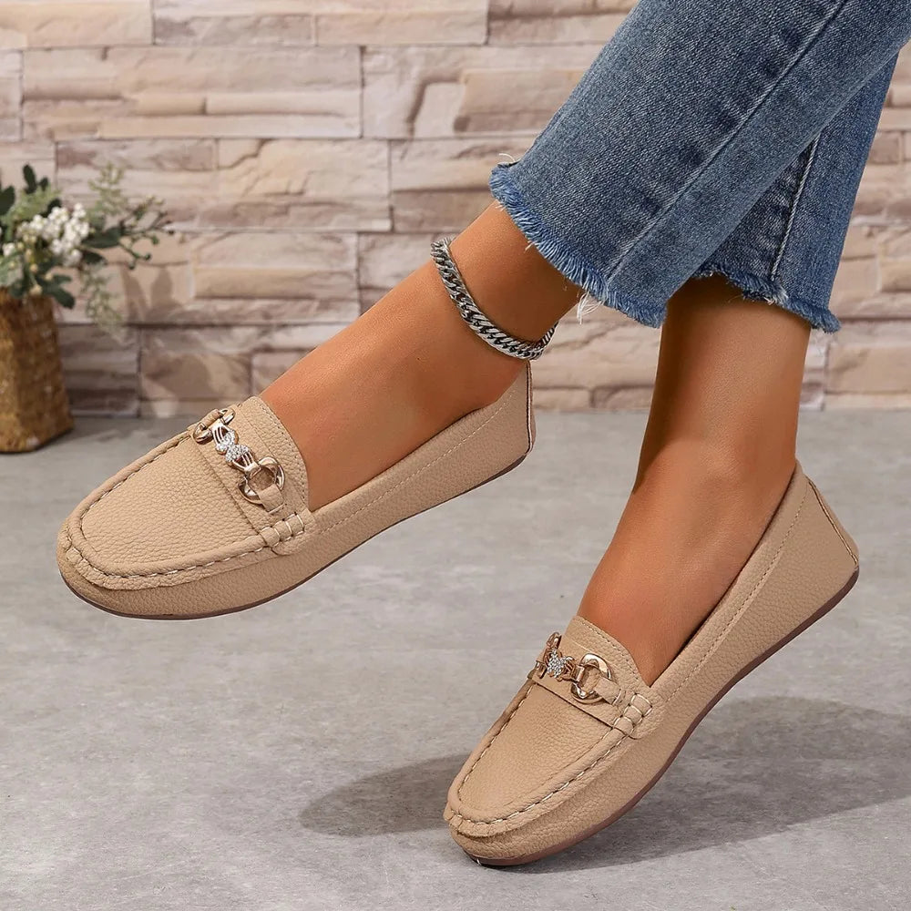 Women's Round Toe Loafers – Shop at OWNLUXE