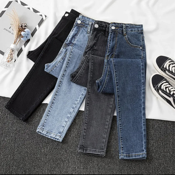 Slim-Fit Cropped Jeans – Shop at OWNLUXE