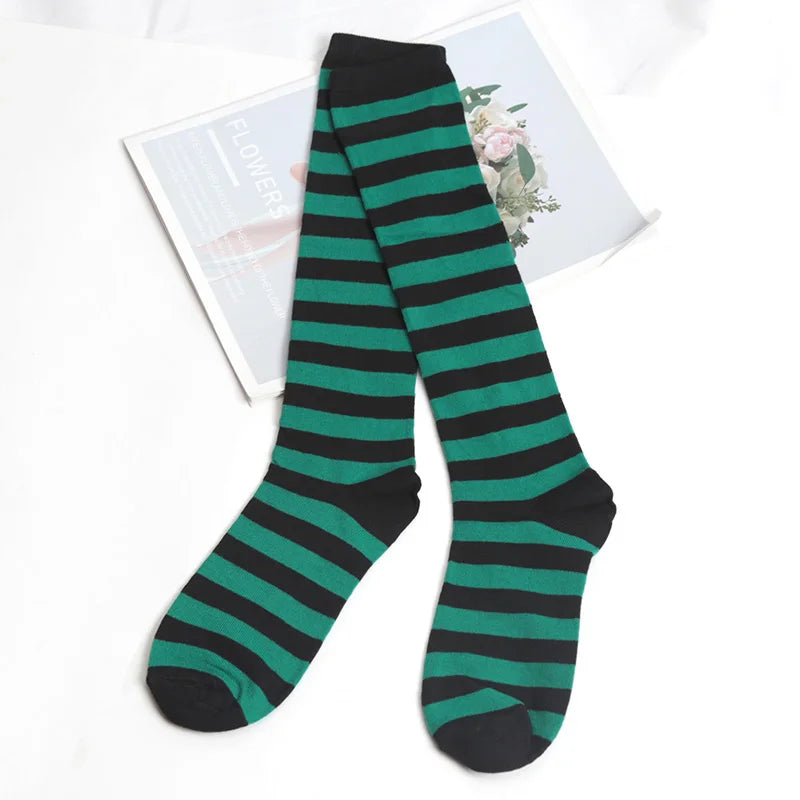 Stockings Japanese Striped Socks | OWNLUXE