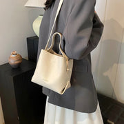 PU Leather Crossbody Bag (Brown) | OWNLUXE