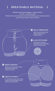 High Waist Butt Lifter Shaper Shorts - Firm Tummy Control Shapewear