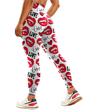 Seamless High-waisted Nude Felling Printed Pants Women's | OWNLUXE
