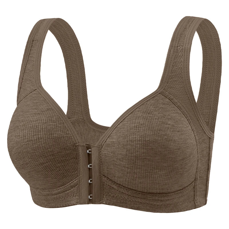 Front-Closure Seamless Wire-Free Push-Up Bralette | OWNLUXE