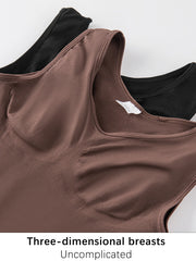 Seamless Cupless Shapewear Bodysuit Thong, Firm Control