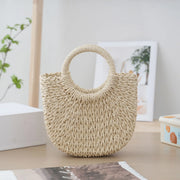 Spacious Straw Woven Crossbody Bag | OWNLUXE
