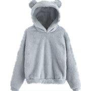 Relaxed-Fit Hooded Long-Sleeve Sweater | OWNLUXE