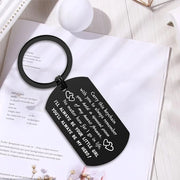 Best Dad Ever Custom Keychain – Engraved Steel Keepsake