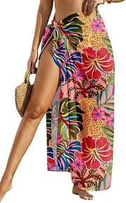 Printed Maxi Floral Wrap Dress | OWNLUXE