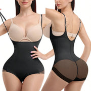 Tummy Control Open Bust Shapewear Bodysuit for Women