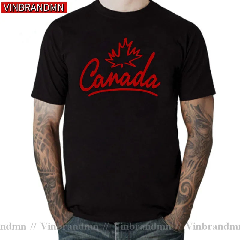 True North Strong Canada T-Shirt – Canadian Map Flag Maple Leaf Tee | OWNLUXE