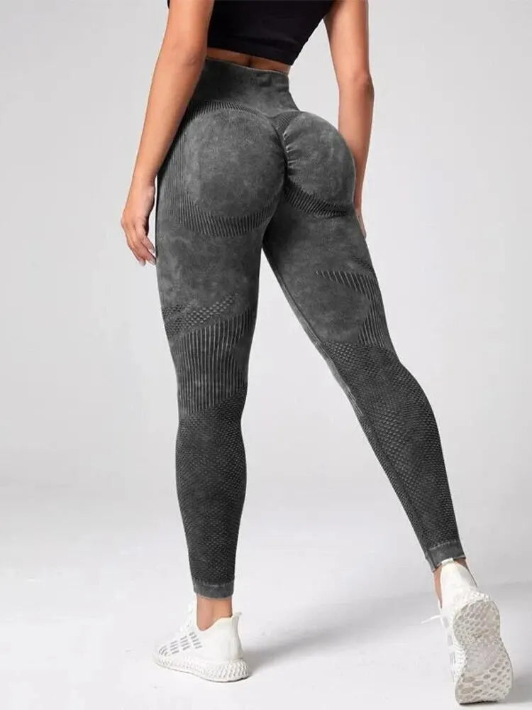 Women's Seamless High-Waist Pencil Pants – Stretchy, Breathable & Quick-Dry