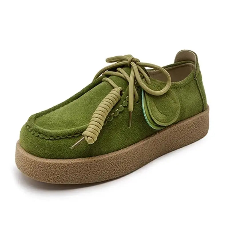 Women's Lace Leather Loafers | OWNLUXE