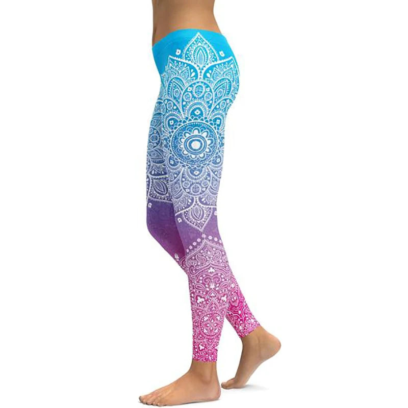 🧘‍♀️ Women's Ankle-Length Yoga Pants with Elastic Waist | Pantalon de yoga femme à taille élastique, longueur cheville